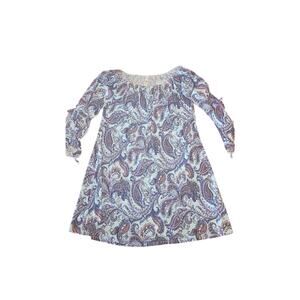 Ladies Blue and purple paisley patterned JJ boutique Boho style size large dress